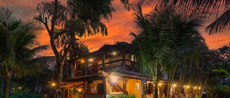 Front of property - evening/night