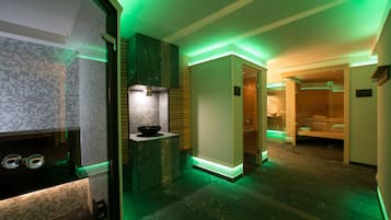 Turkish bath/hammam, body treatments, aromatherapy, thalassotherapy