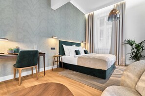 Deluxe Double Room | 2 bilik tidur, peralatan tempat tidur premium, gebar bulu kapas 