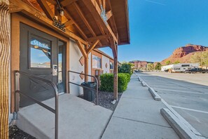 Voorkant van accommodatie