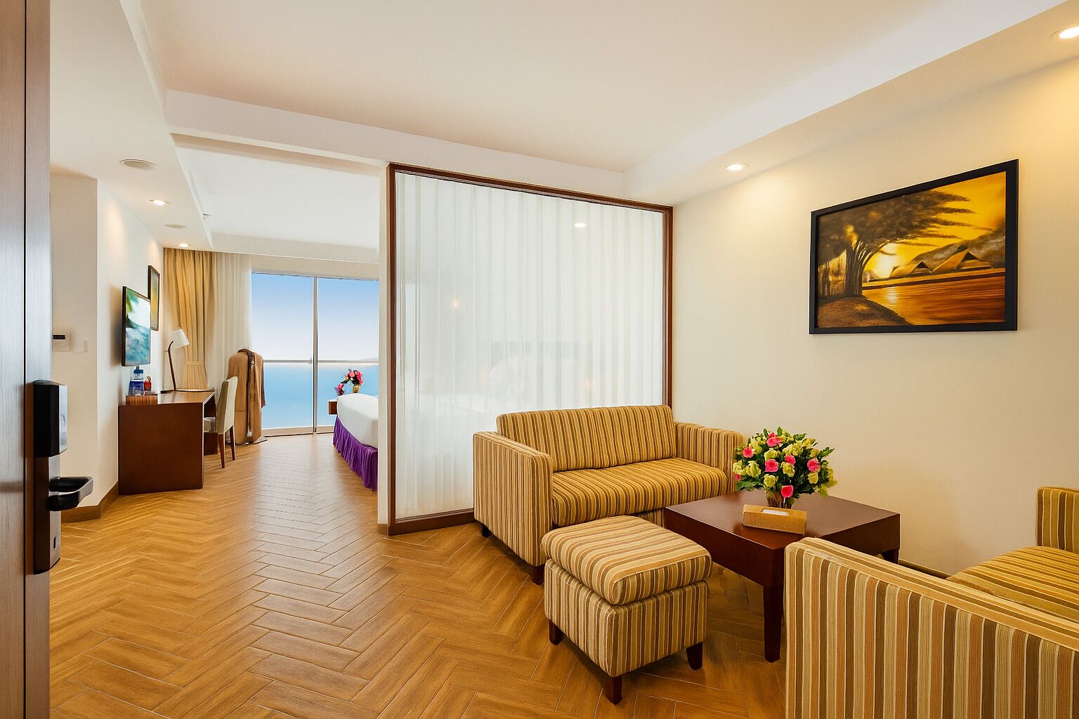 suite ocean view king | 1 bedroom, minibar, in-room safe, desk