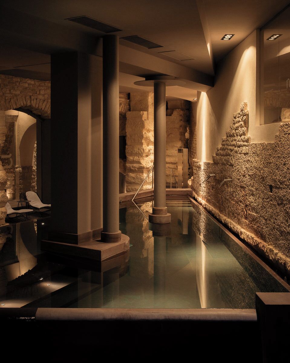 Behandlingsrom for par, badstue, boblebad og tyrkisk bad/hamam