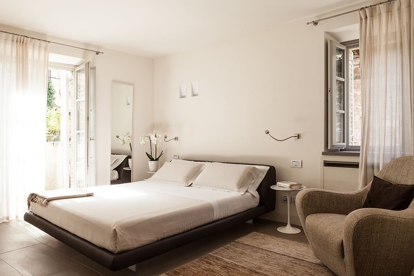 Premium bedding, down duvets, memory-foam beds, minibar