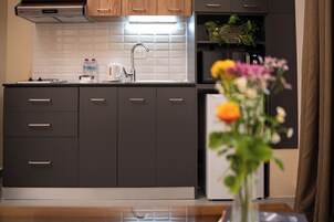 Minibar, in-room safe, desk, laptop workspace