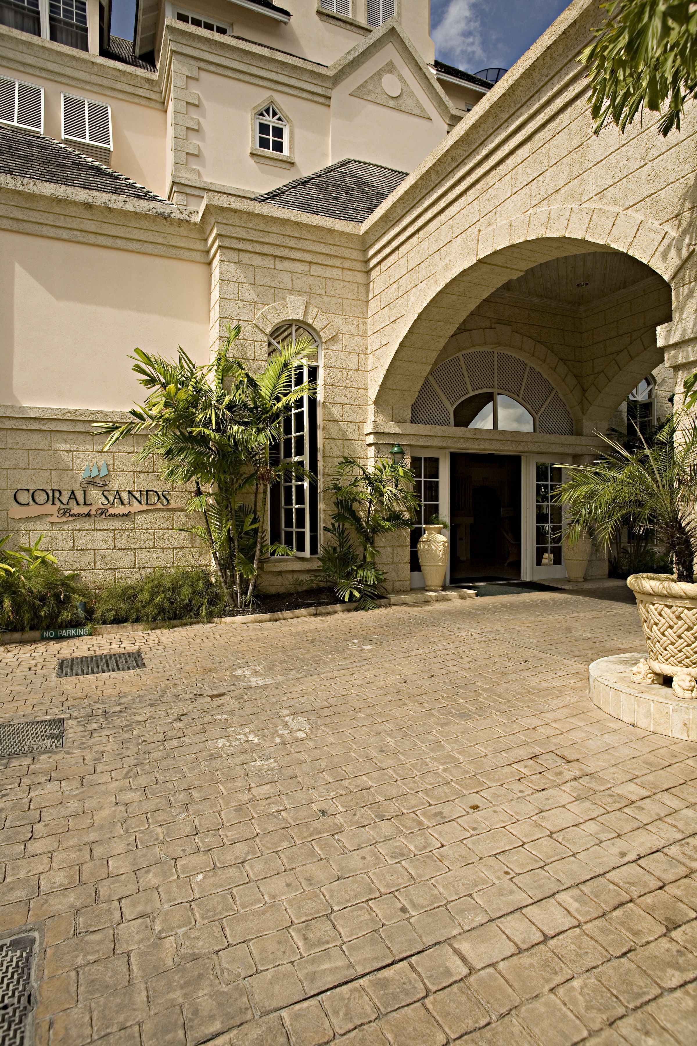 Voorkant van accommodatie