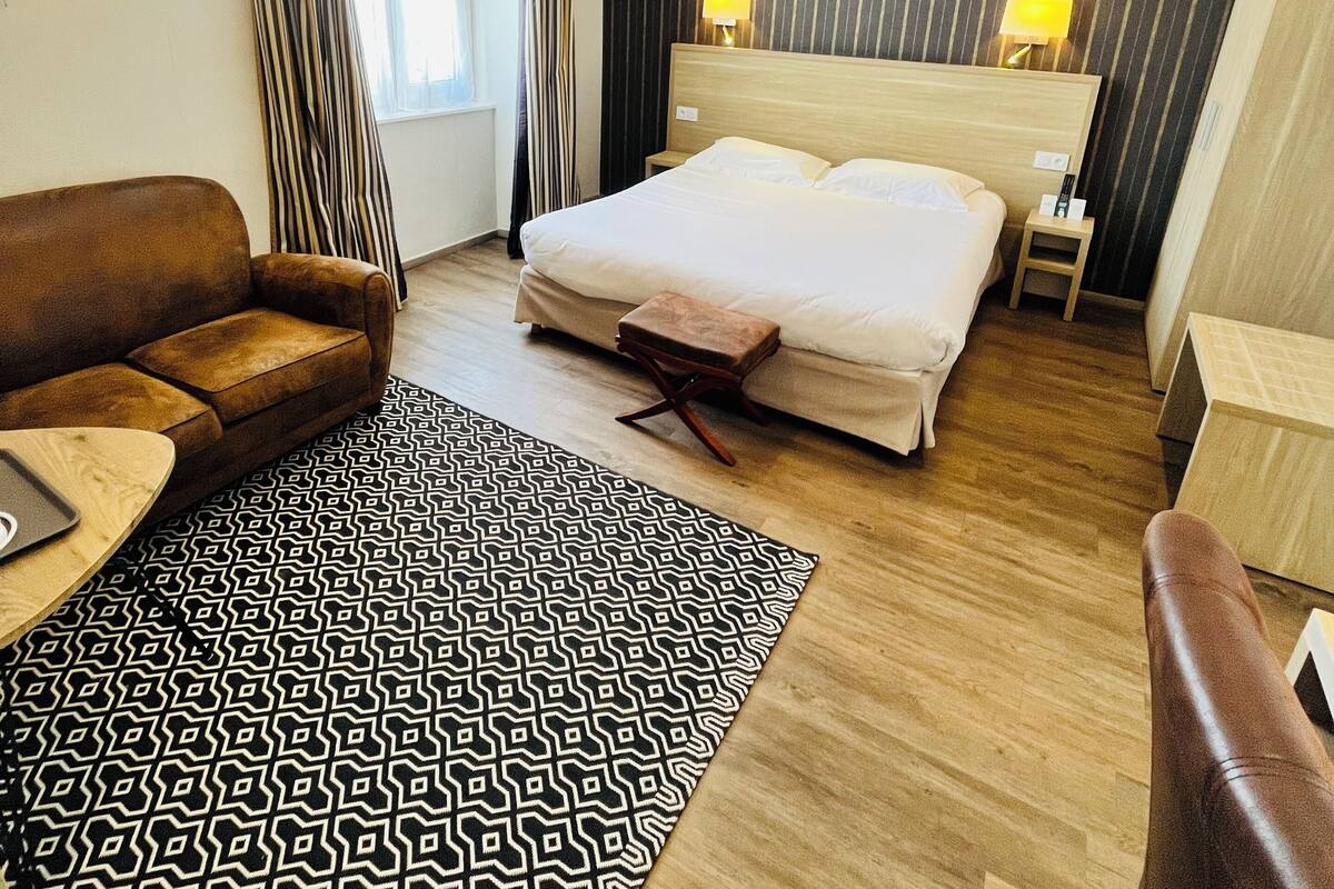 superior double room | premium bedding, pillow-top beds, desk, blackout curtains