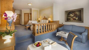 Chambre Double Supérieure, 1 lit double ou 2 lits jumeaux | Coin séjour