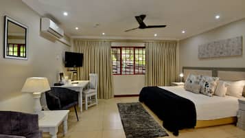 Luxury Double Room, Private Bathroom, Ground Floor | 1 bedroom, premium bedding, minibar, in-room safe