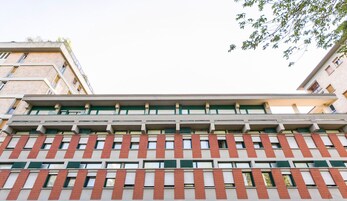 Overnatningsstedets facade