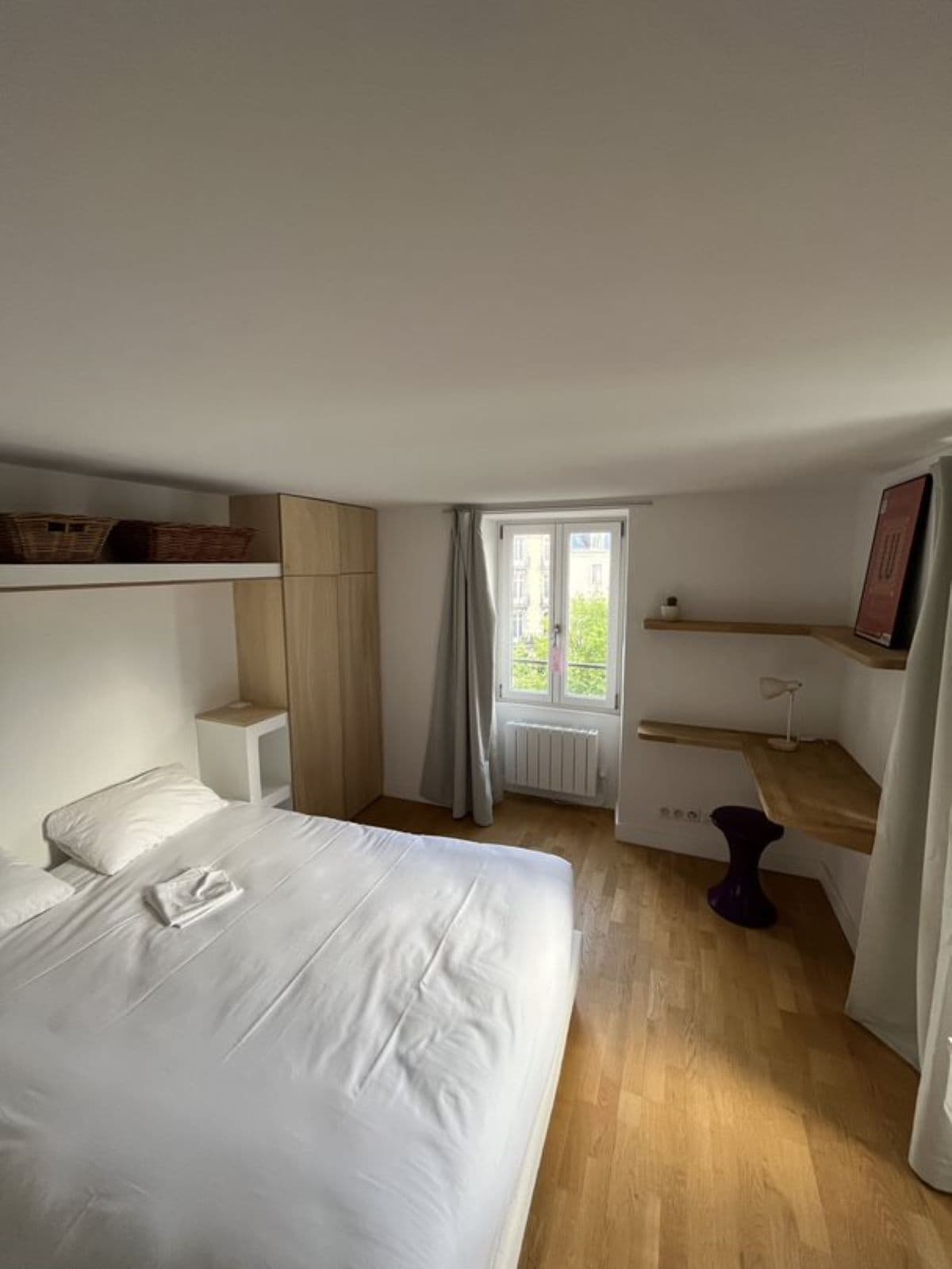 city apartment (12 minutes walking from main building) | 2 bedrooms, premium bedding, desk, laptop workspace