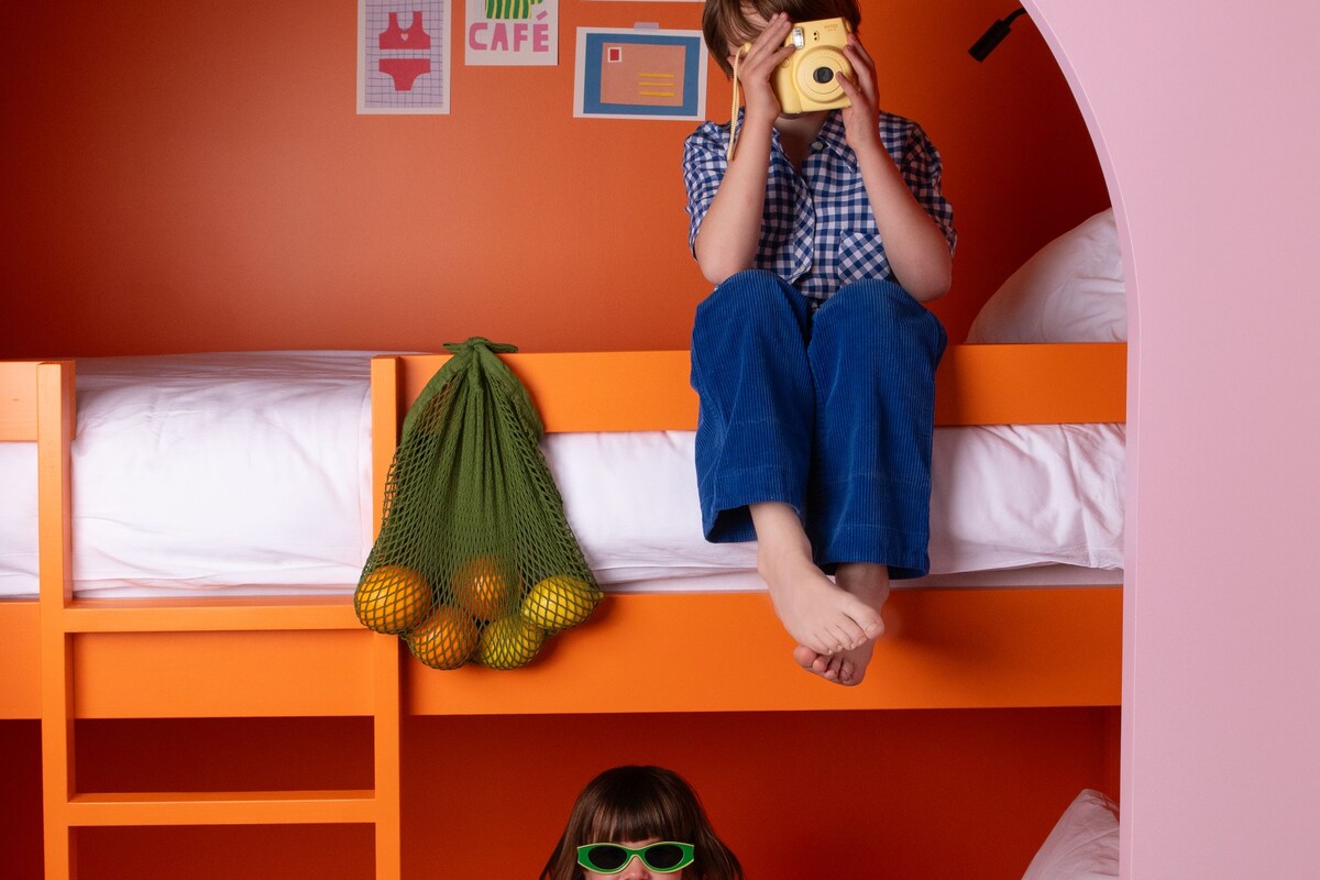 Quadruple Room (Tribu) | Premium bedding, desk, laptop workspace, soundproofing