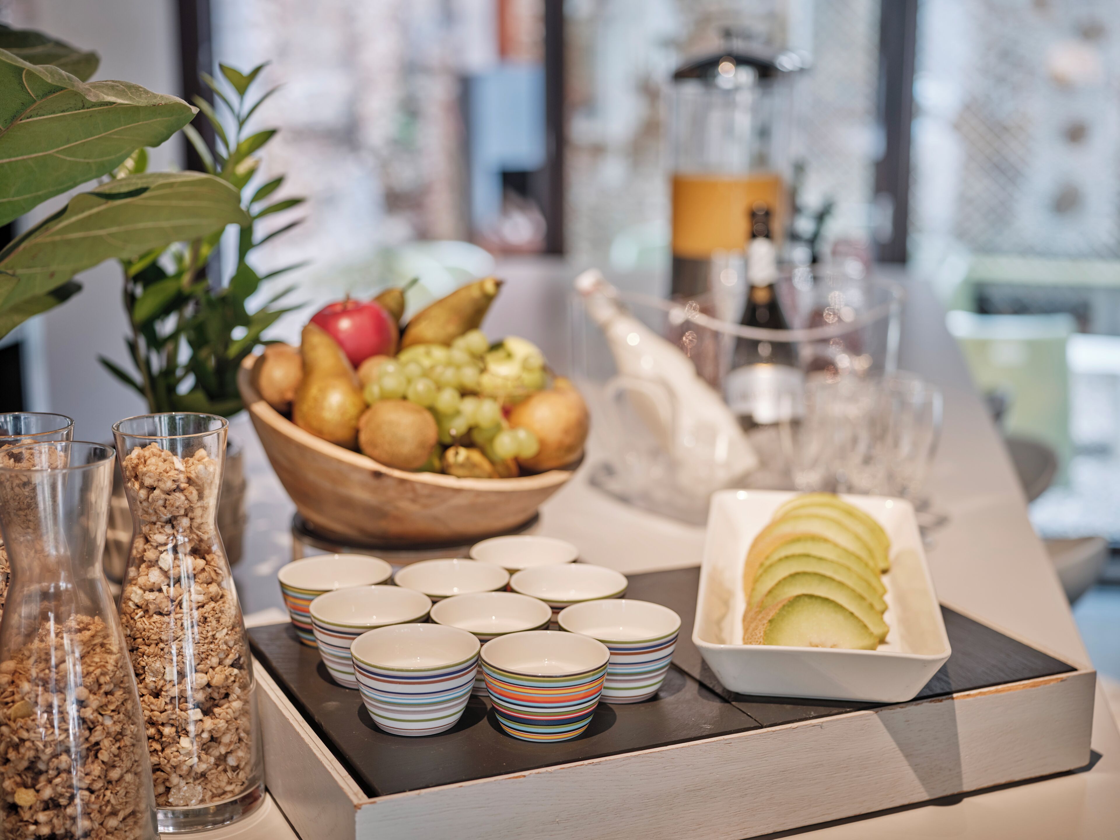 daily full breakfast (eur 16.50 per person)