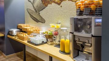 Frukostbuffé varje dag mot avgift