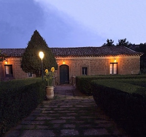 Front of property – evening/night