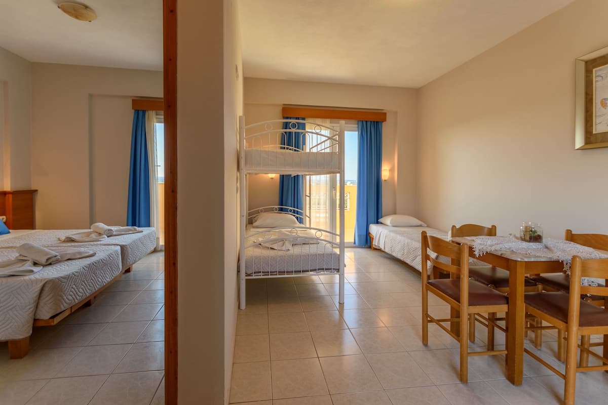 Standard Apartment, 1 Bedroom | Minibar, in-room safe, soundproofing, iron/ironing board