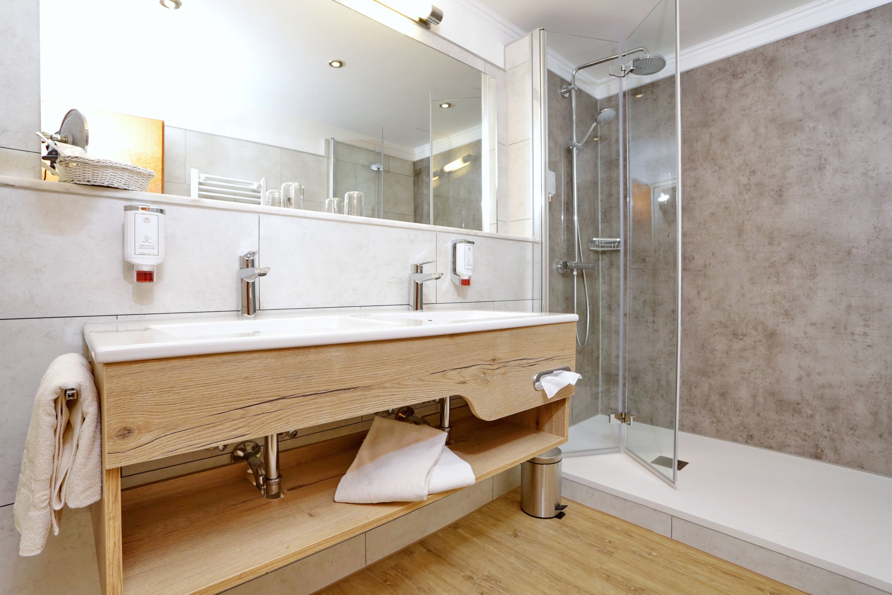 family room | bathroom | free toiletries, hair dryer, towels