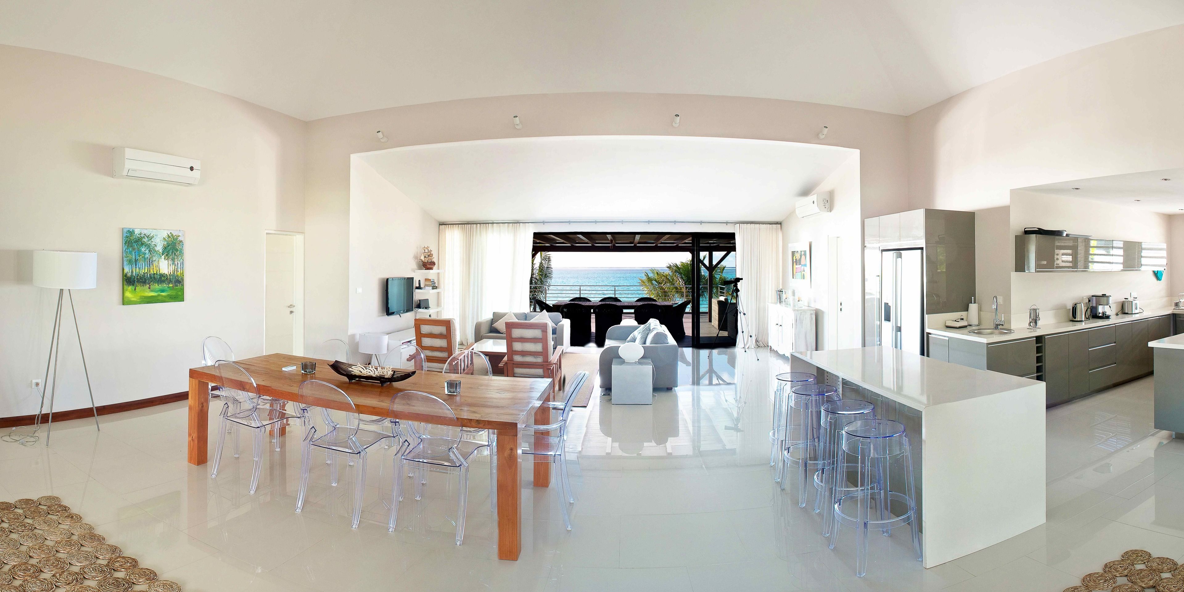 premium apartment | living area | led tv, dvd player