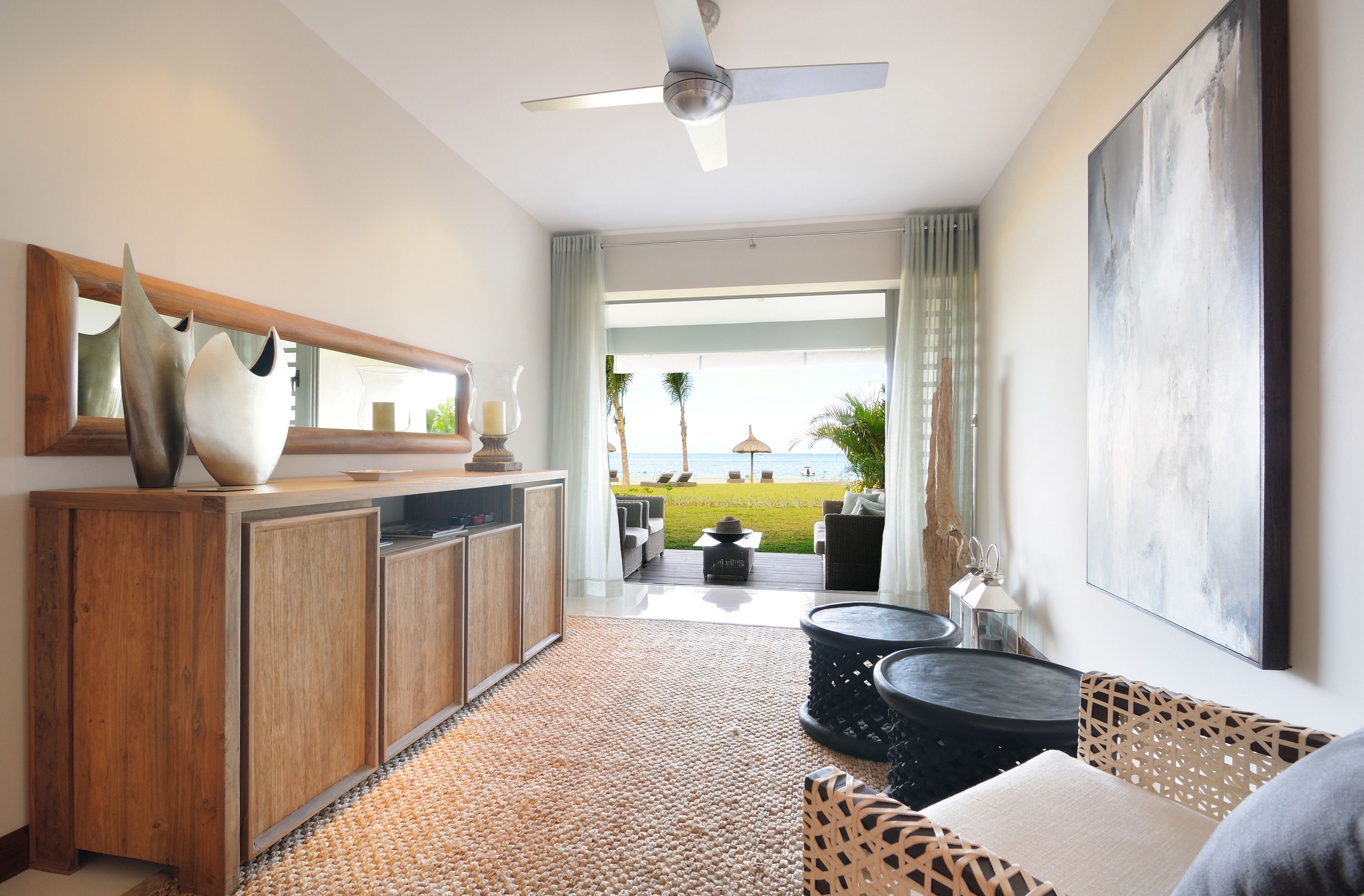 premium apartment | living area | led tv, dvd player