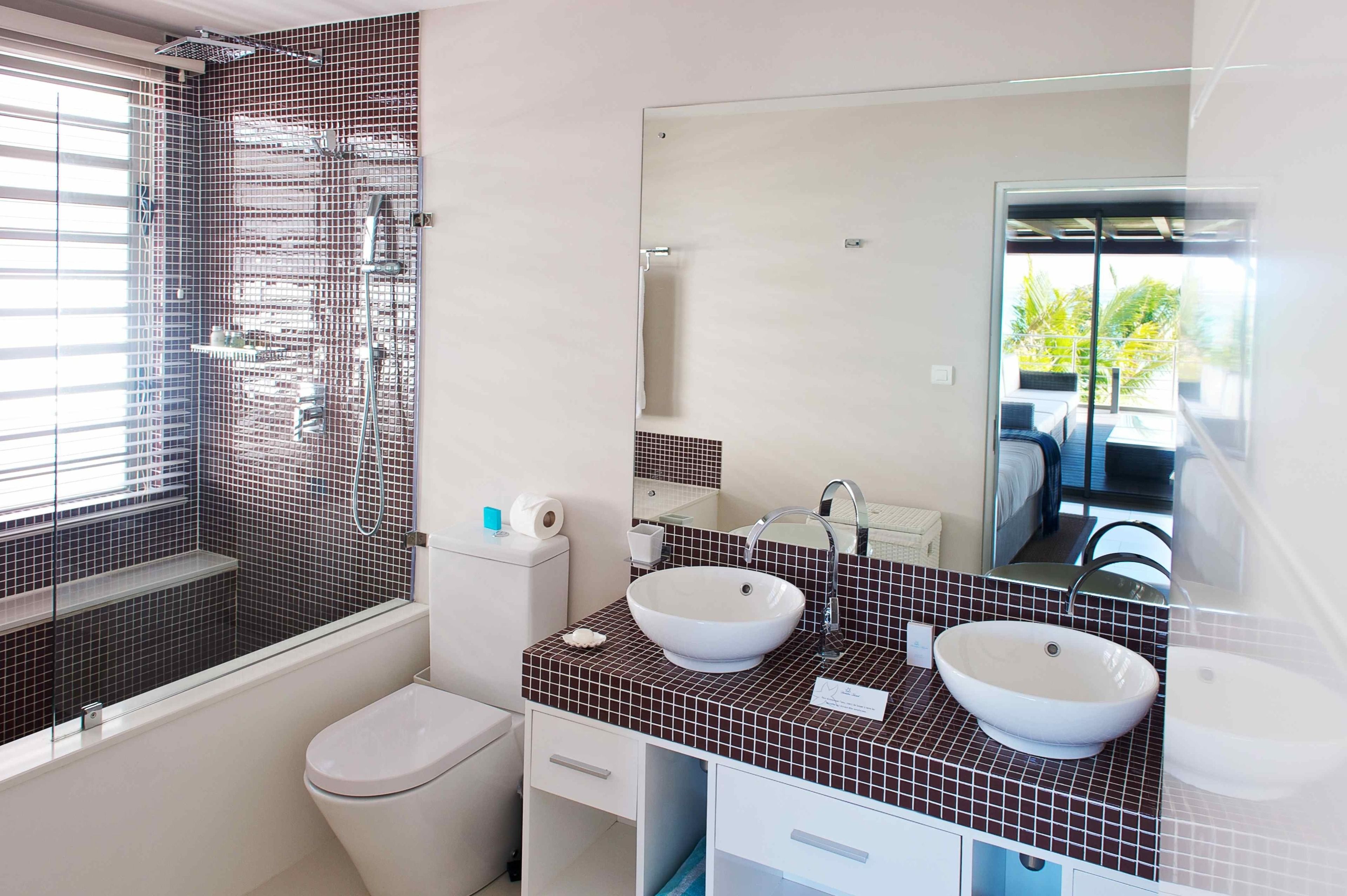 free toiletries, hair dryer, towels