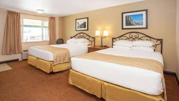Premium Room, 2 Queen Beds, Non Smoking | Premium bedding, in-room safe, desk, blackout curtains
