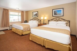 Premium Room, 2 Queen Beds, Non Smoking | 1 bedroom, premium bedding, in-room safe, desk