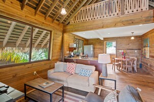 Jungle Lodge, 2 Bedrooms | Premium bedding, individually decorated, individually furnished, desk