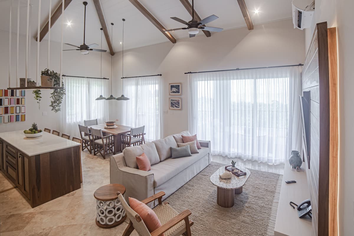 Family Villa, 3 Bedrooms, Garden View | Living area