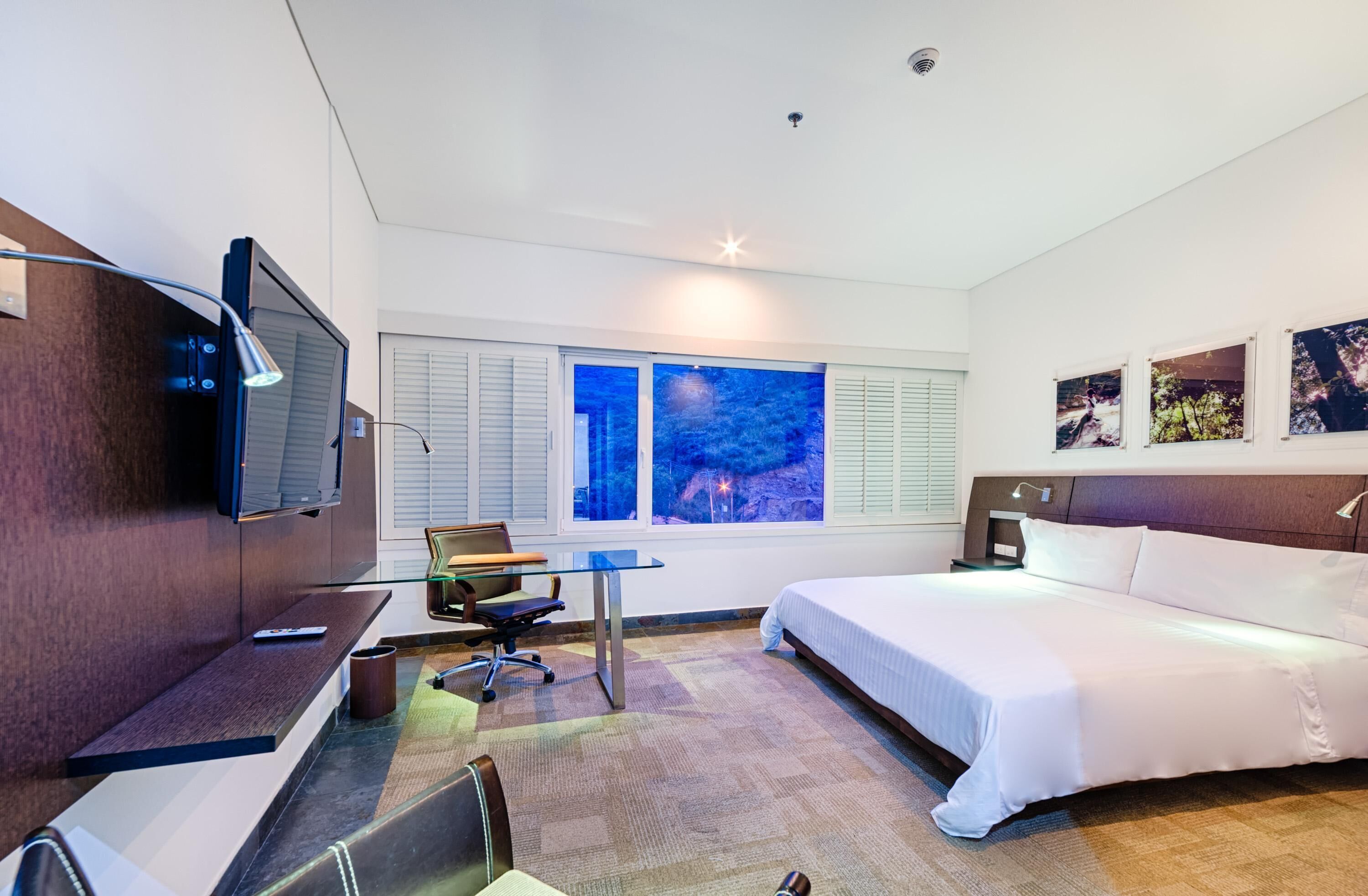 Premium bedding, down duvets, memory-foam beds, minibar