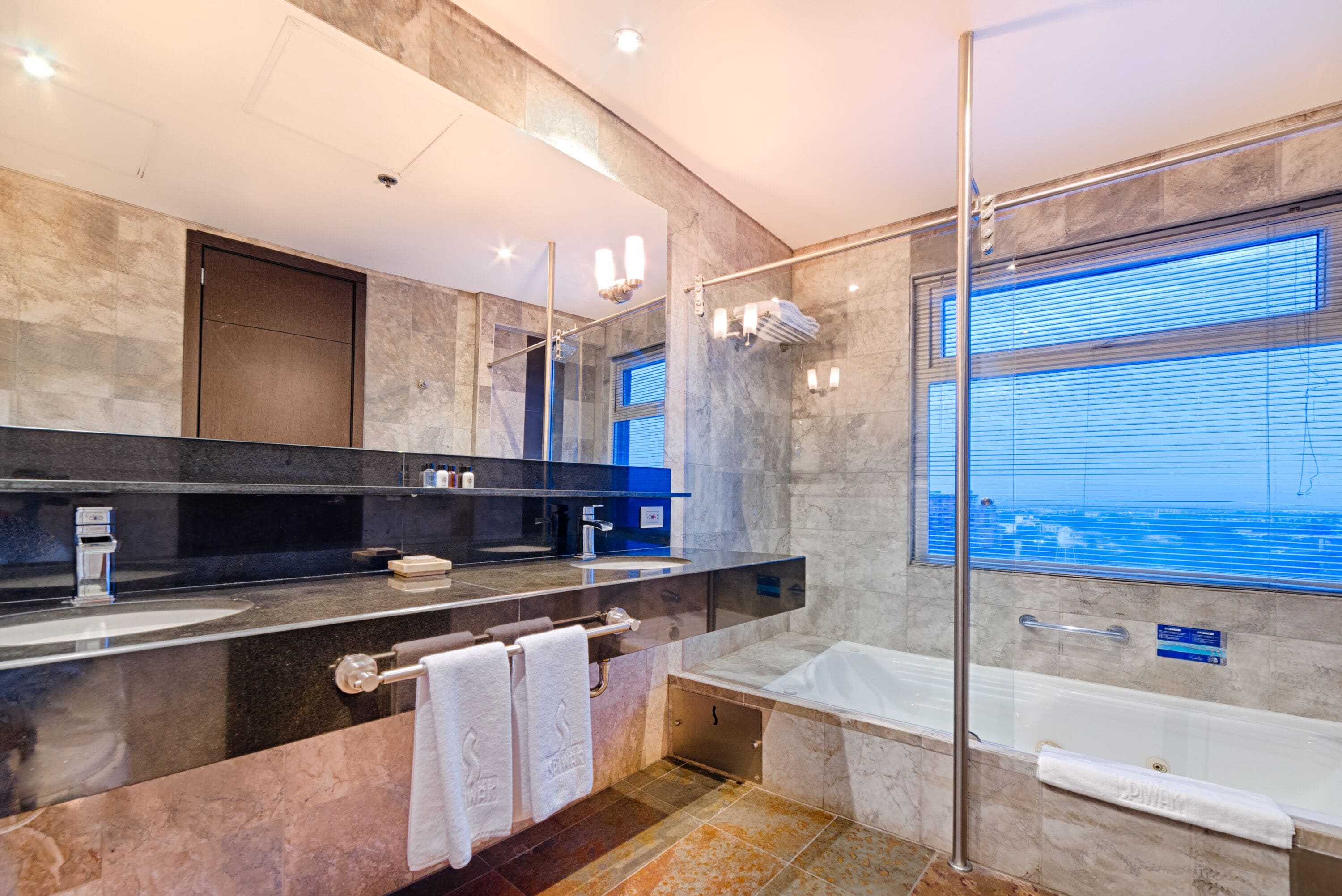 premium bedding, down duvets, memory-foam beds, minibar