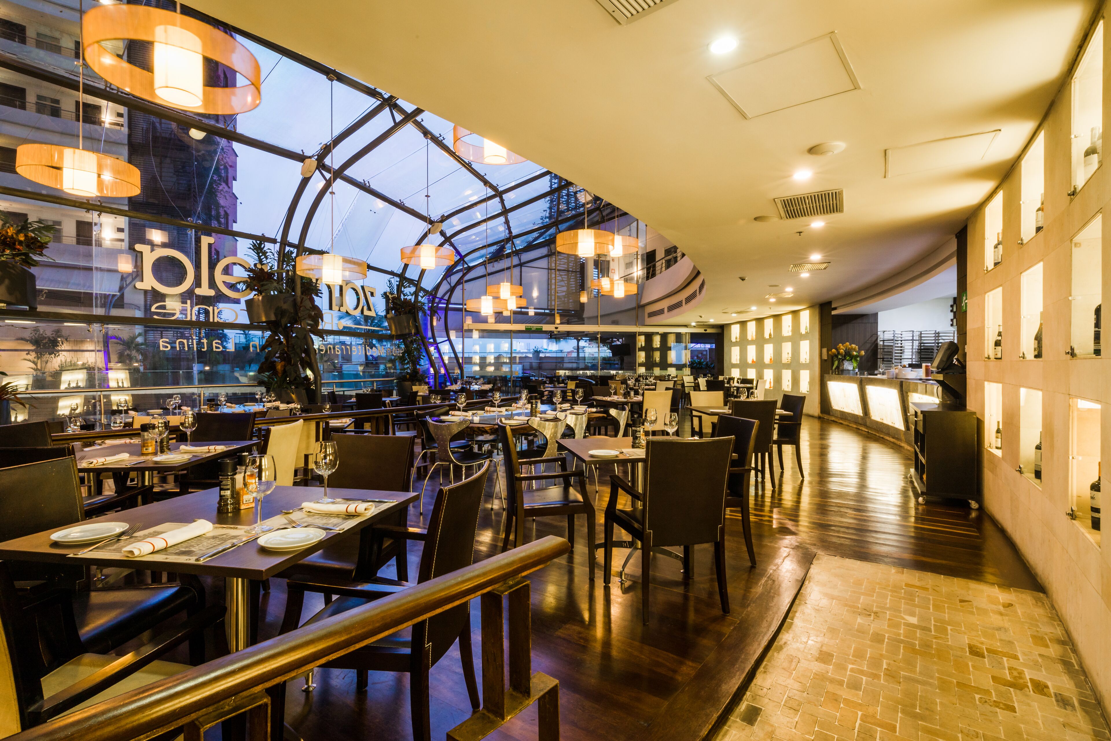 Breakfast, lunch, dinner served; pool views