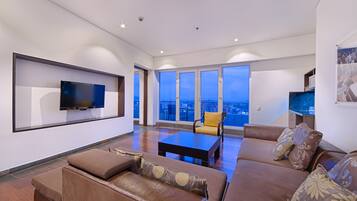 Suite presidencial, 1 cama King size | Ropa de cama de alta calidad, edredón y camas con efecto memoria