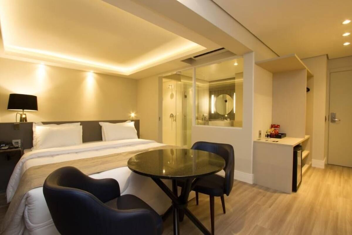 Minibar, in-room safe, desk, laptop workspace