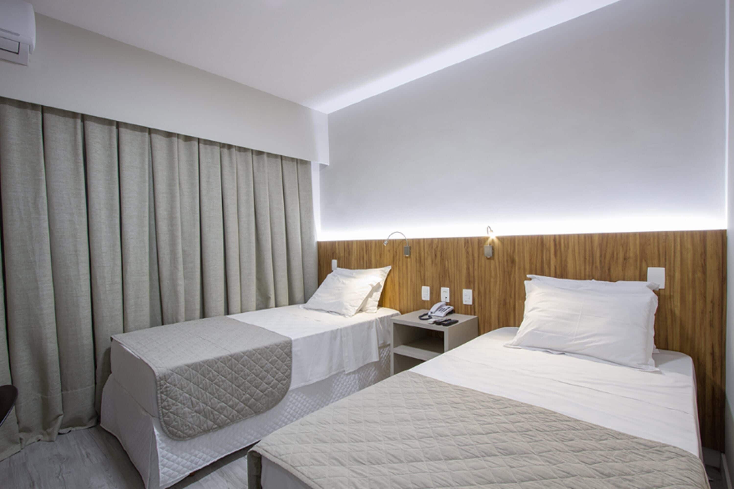 superior twin room | minibar, in-room safe, desk, laptop workspace