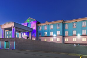 A hotel with a modern design, featuring a prominent entrance with a covered area and a sign indicating it is a Holiday Inn Express & Suites. - Holiday Inn Express & Suites Port Lavaca by IHG (Port Lavaca)