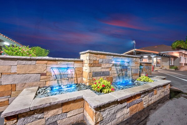 Majoituspaikan julkisivu