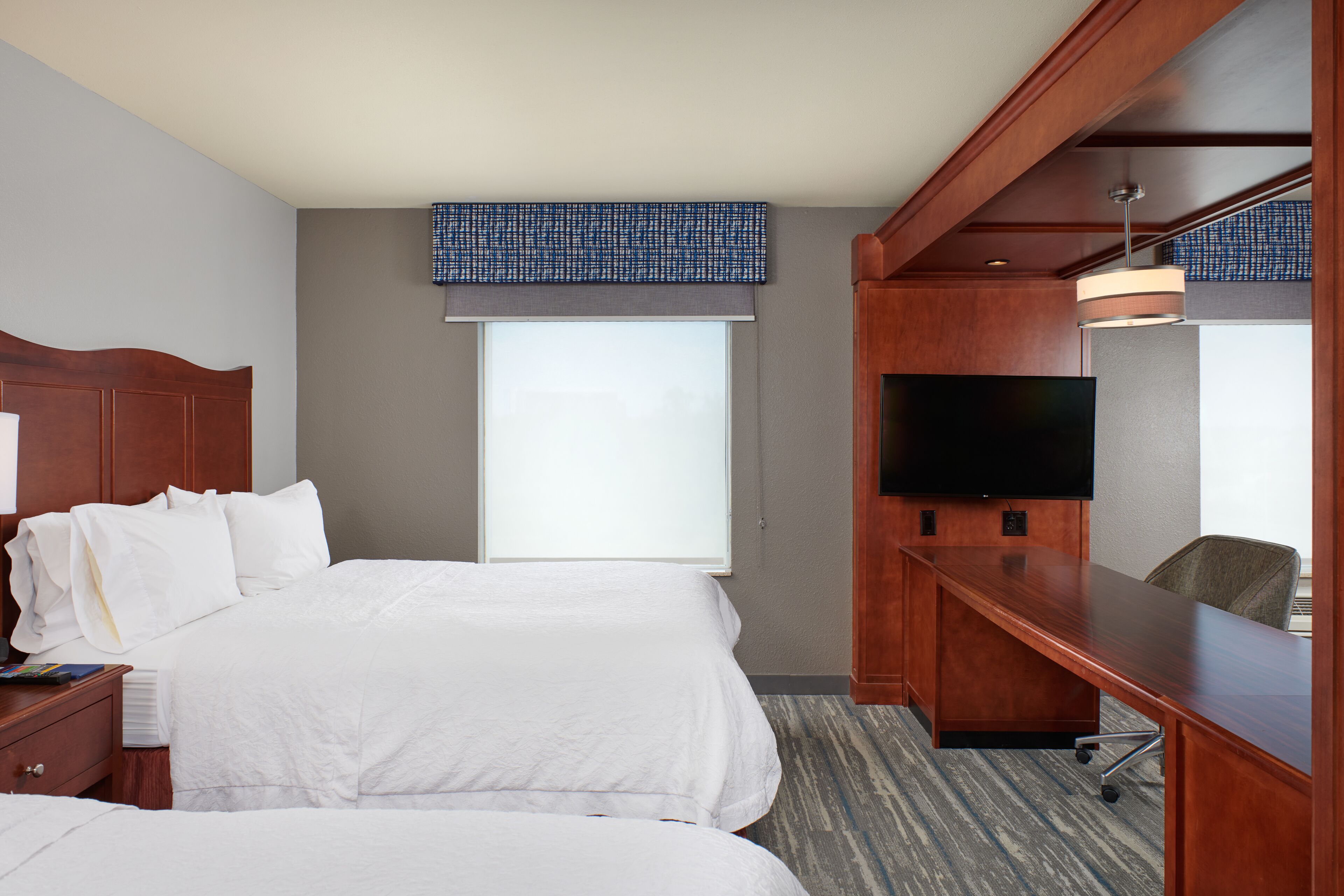 two queens studio suite | in-room safe, iron/ironing board, wifi, bed sheets