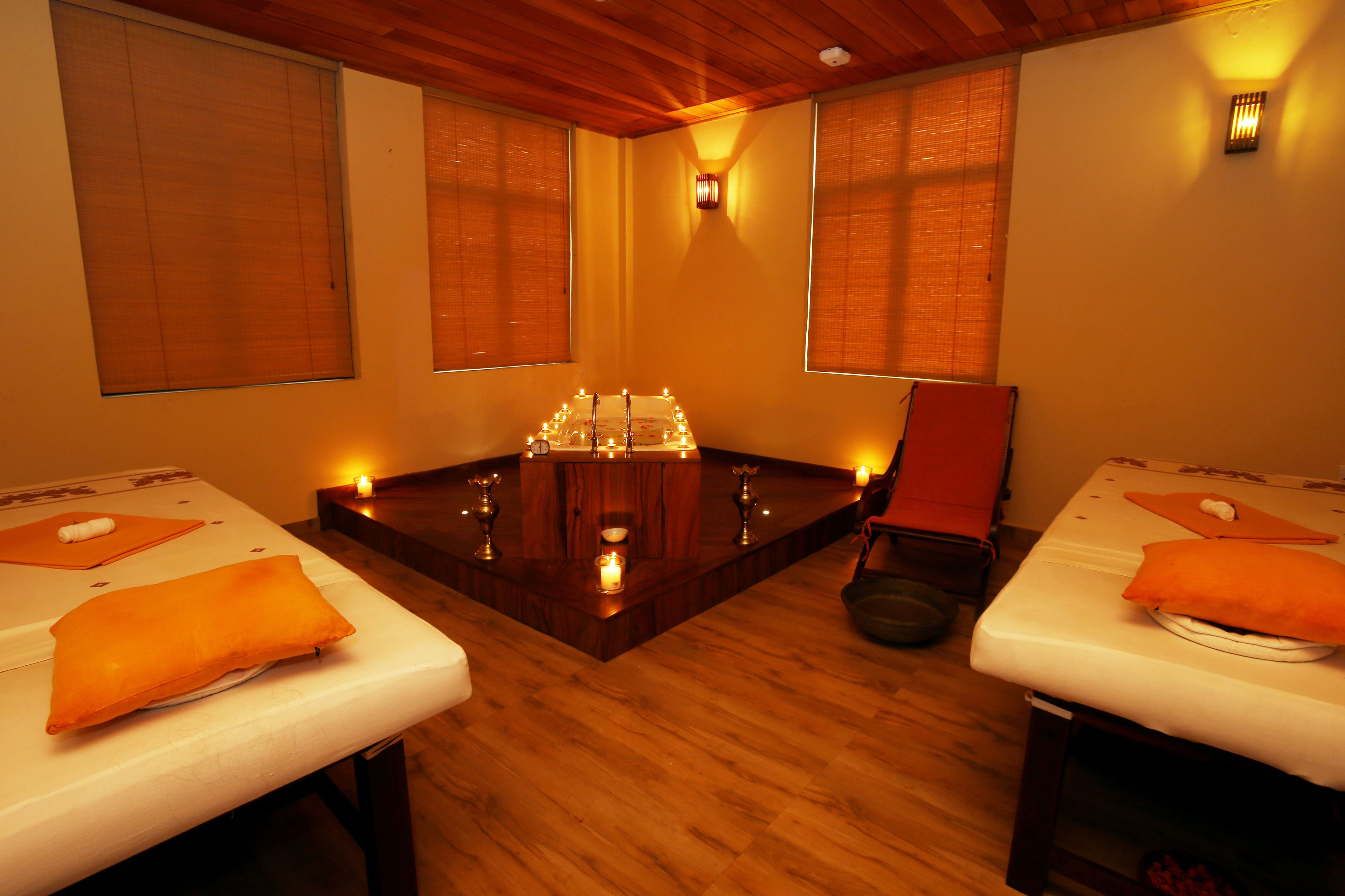 deep-tissue massages, massage/treatment rooms