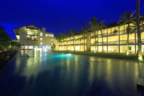 Front of property - evening/night