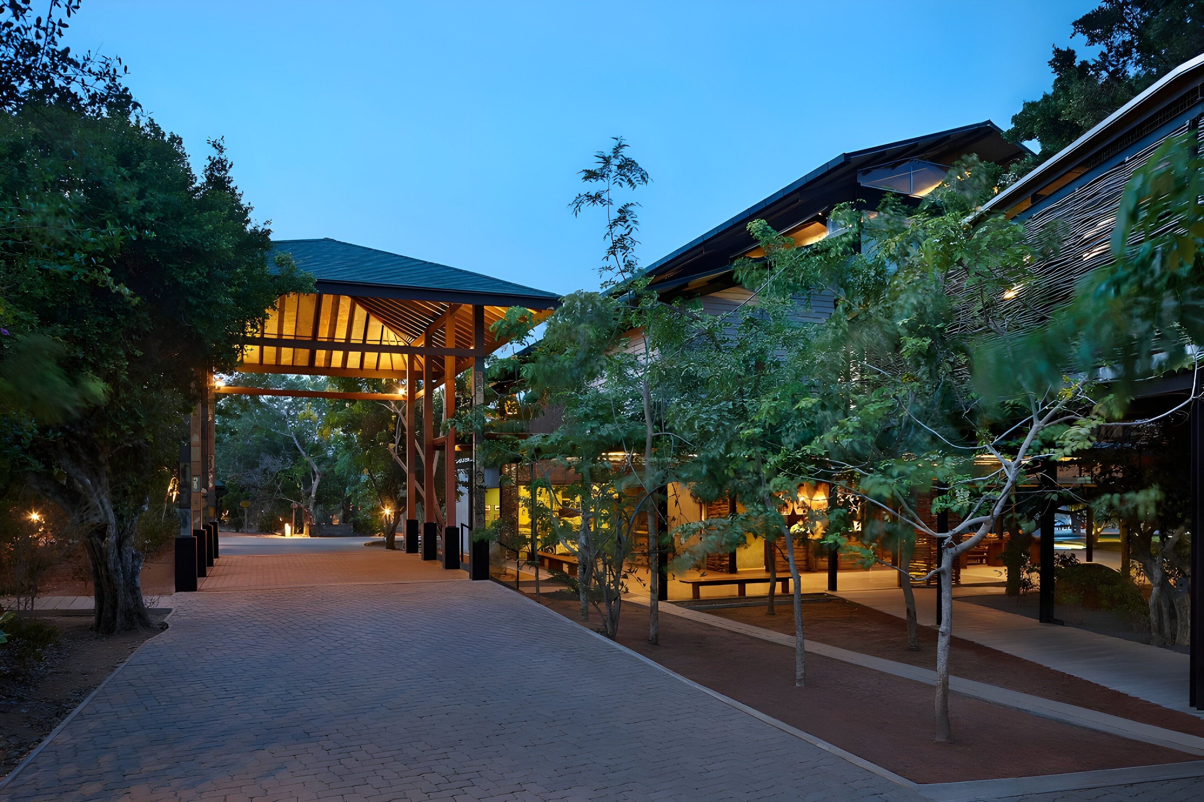 Entrada de la propiedad