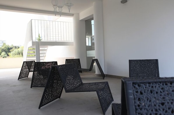 Terrace/patio - Grace Smart Design Hotel - "Hotel Anjo de Portugal" (Ourem)