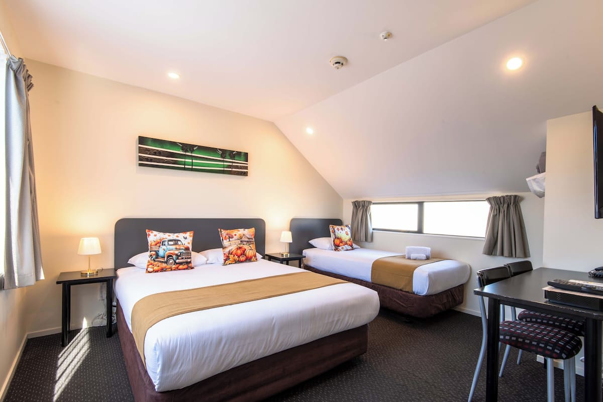 Basic Apartment, Multiple Beds | Select Comfort beds, desk, soundproofing, iron/ironing board