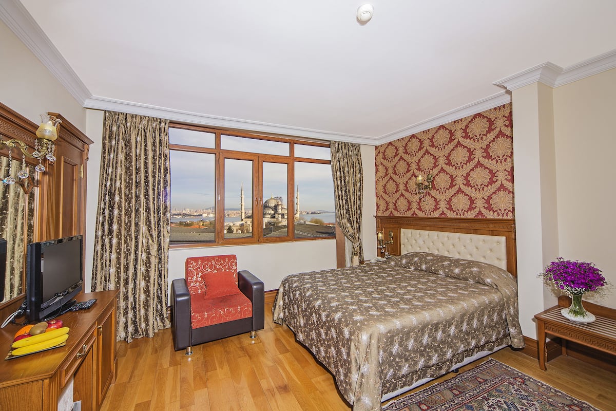 1 quarto, roupas de cama premium, frigobar, cofres nos quartos