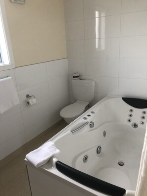 Apartamento, 1 habitación (3 people) | Baño | Artículos de higiene personal gratuitos, secador de pelo y toallas