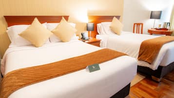 Individually decorated, individually furnished, desk, laptop workspace