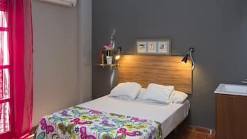 Blackout curtains, rollaway beds, free WiFi