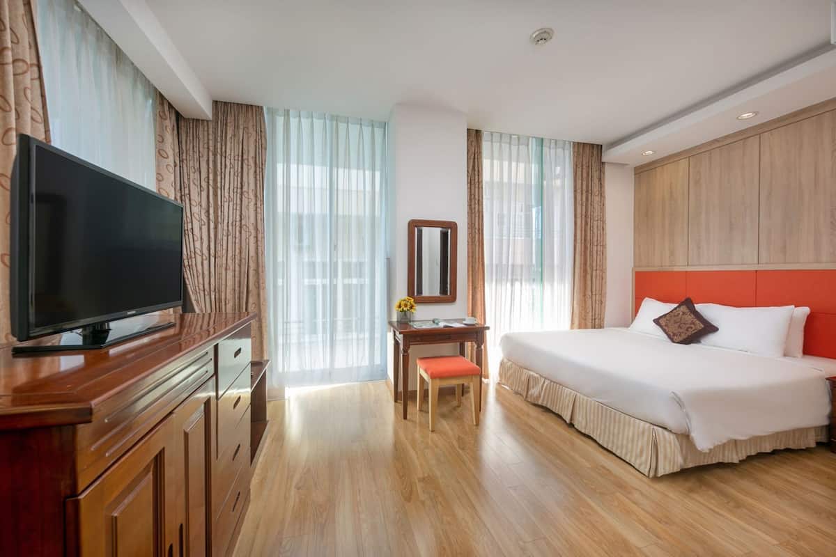 Literie de qualité supérieure, couette en duvet d'oie, minibar