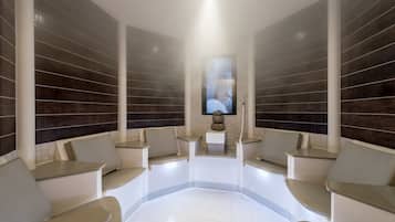Sauna, Whirlpool, Dampfbad, Körperbehandlungen, Aromatherapie