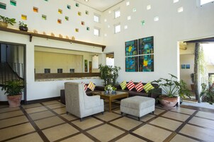 Sala de estar en el lobby