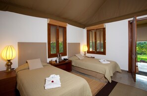 Phòng, quang cảnh vườn | 1 phòng ngủ, bộ đồ giường cao cấp, két bảo mật tại phòng, bàn 