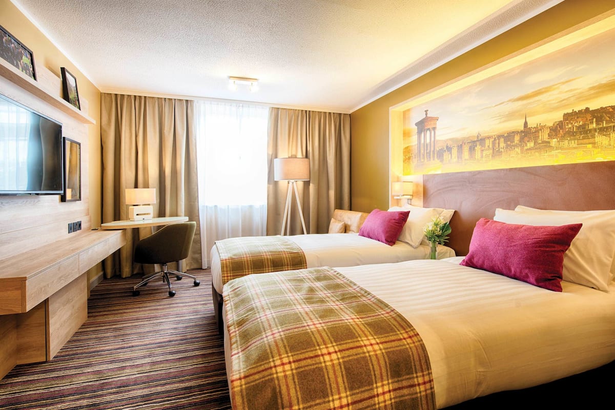In-room safe, desk, blackout drapes, iron/ironing board